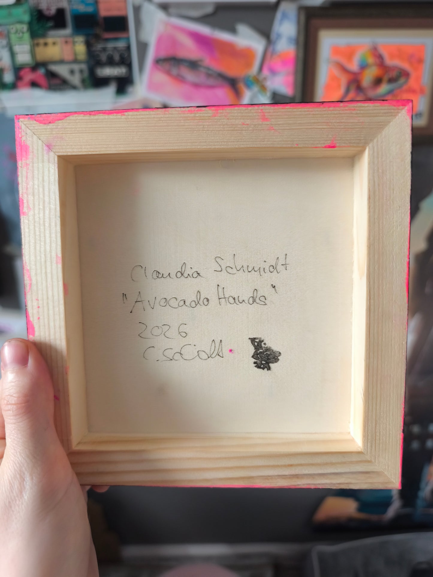 Avocado Hands Original Artwork