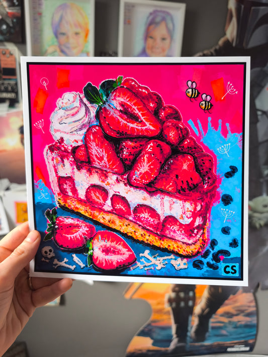 Strawberry Graveyard Print