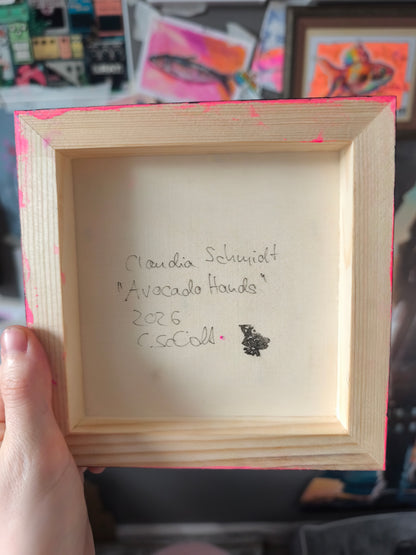 Avocado Hands Original Artwork
