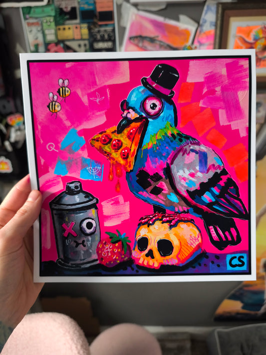 Weird Pigeon Print