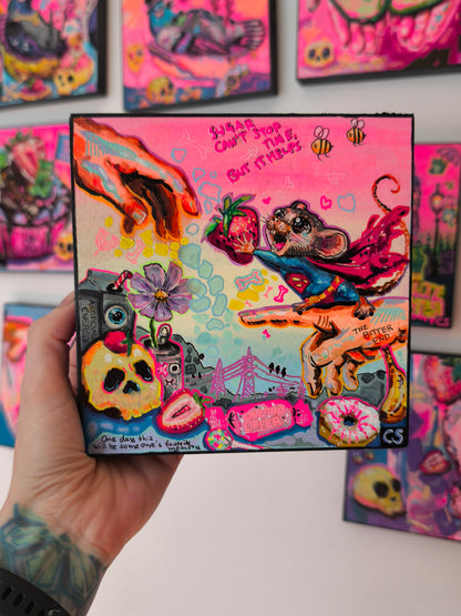 The Creation of Temporary Things – Surreal Candy Decay Original Artwork