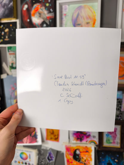 Save Point 11:59 – Hand Signed Candy Decay Art Print