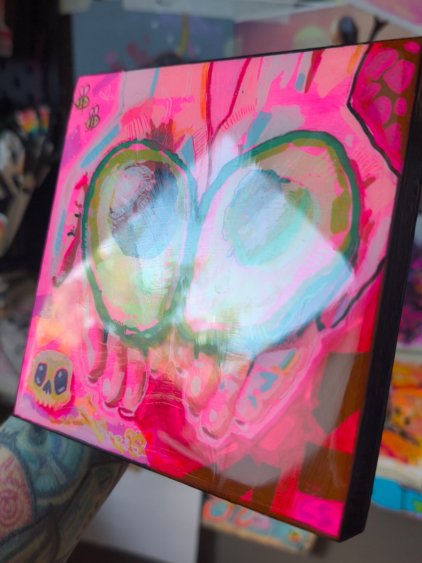 Avocado Hands – Candy Decay Surreal Original Artwork