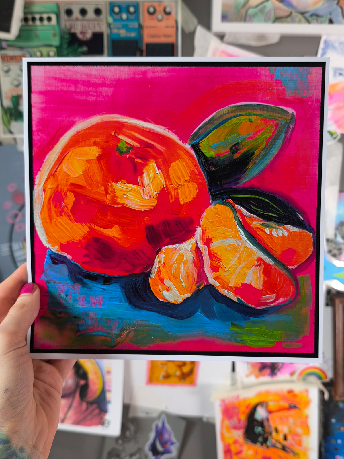 Clementine No. 04 Food Study hand-signed art print by Paintranger