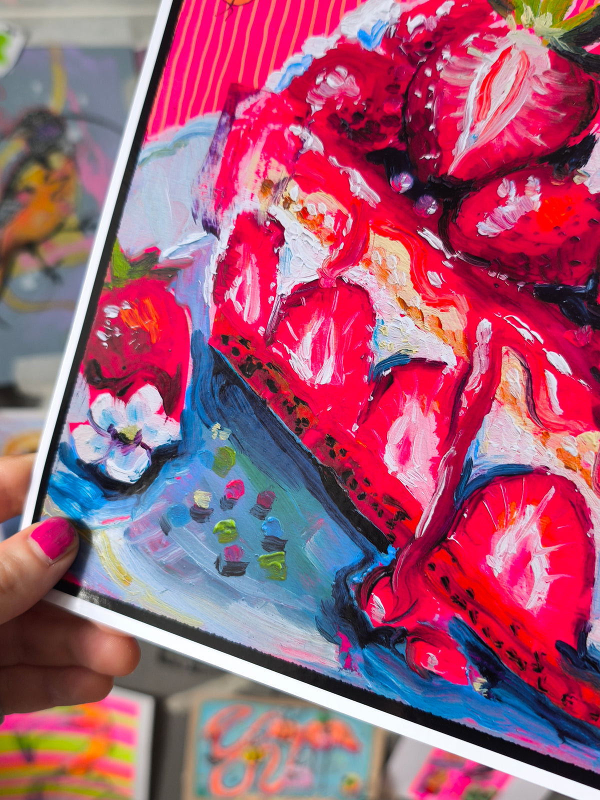 Strawberry Tarte No. 06 art print detail