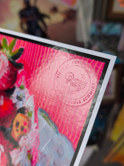 Strawberry Tarte No. 06 signed print detail