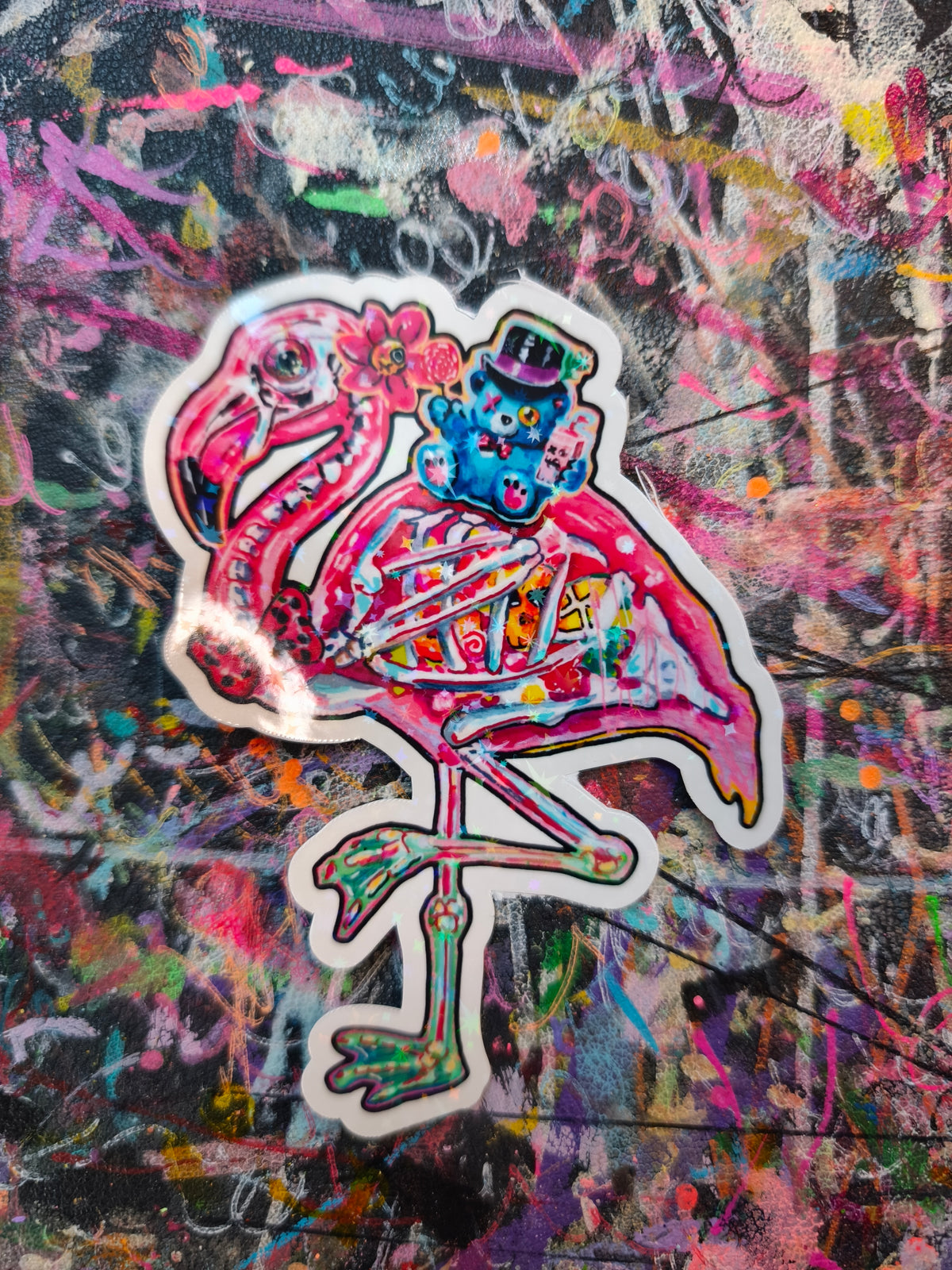 Handmade Glitter Sticker Pack – 6 Stickers