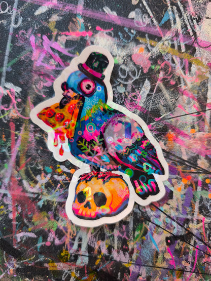 Handmade Glitter Sticker Pack – 6 Stickers