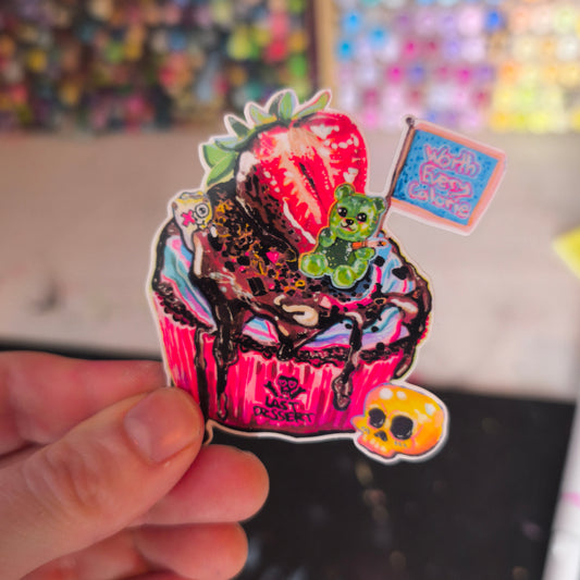 Cupcake Sticker – Laminated / Cupcake · Sticker – Laminiert