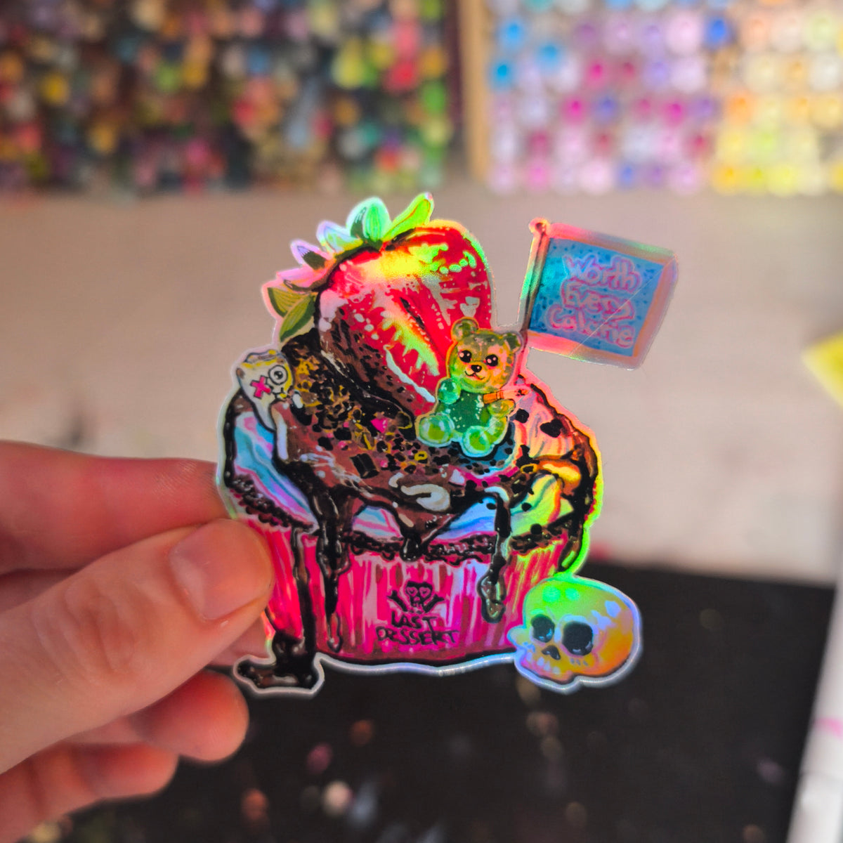 Cupcake Sticker – Holo / Cupcake · Sticker – Holo
