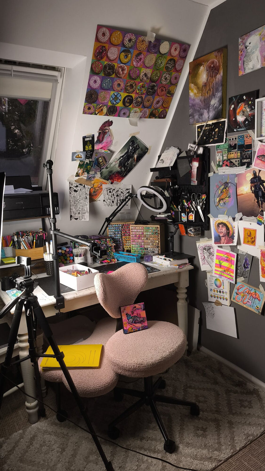 My workspace in the Candy Decay Studio.