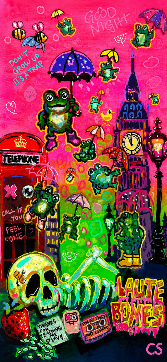 Cloudy with the Chance of Frogs Wallpaper